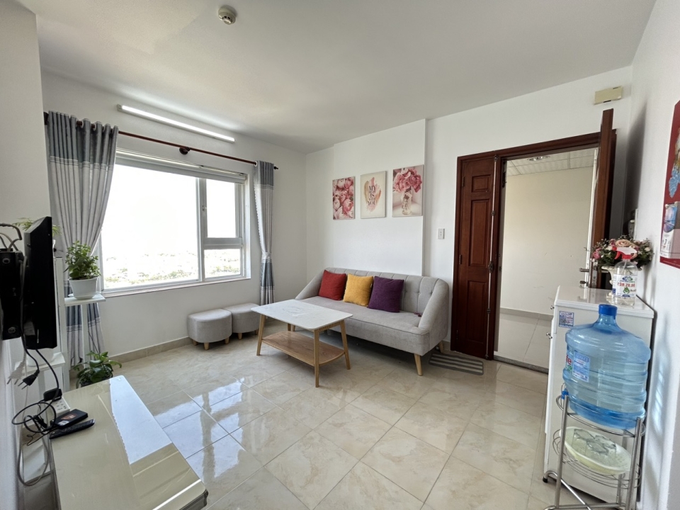 Bán căn hộ góc 1PN, full NT, tầng cao view hồ chung cư OSC Land Vũng Tàu, giá 1 tỷ 450. 